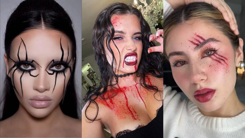 7 maquiagens de Halloween simples e assustadoras para copiar já
