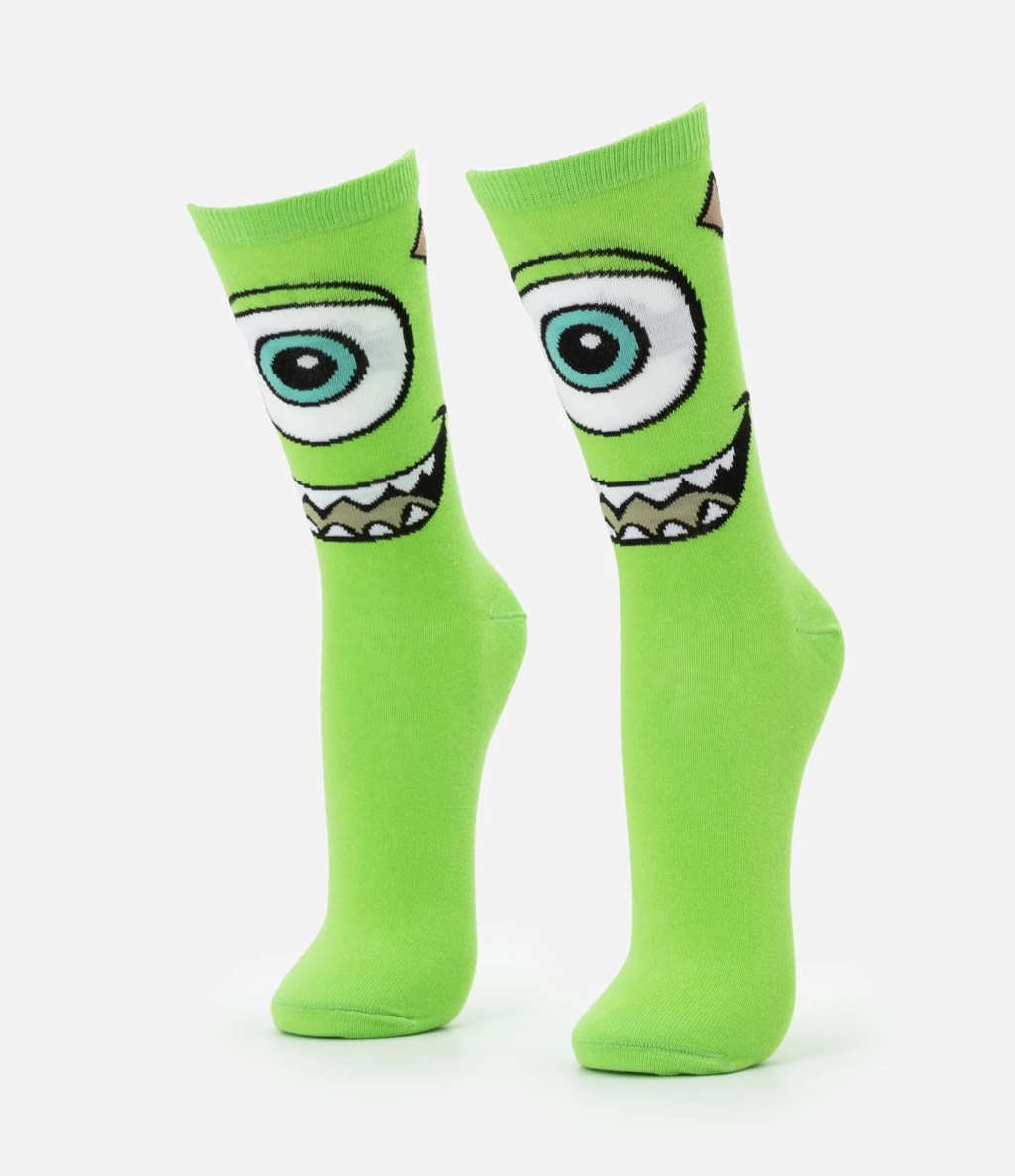 Foto de uma meia do Mike Wazowski