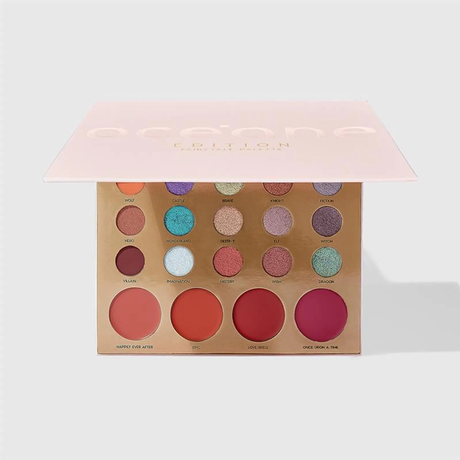 Paleta Fairytale Oc&eacute;ane com sombras vibrantes inspiradas em contos de fadas