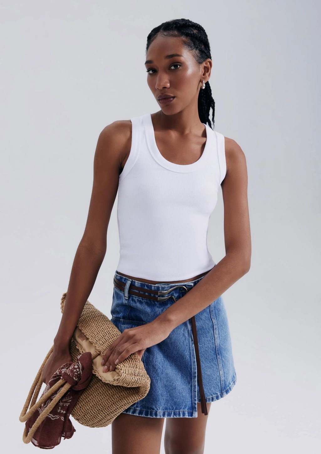 Foto de uma regata branca