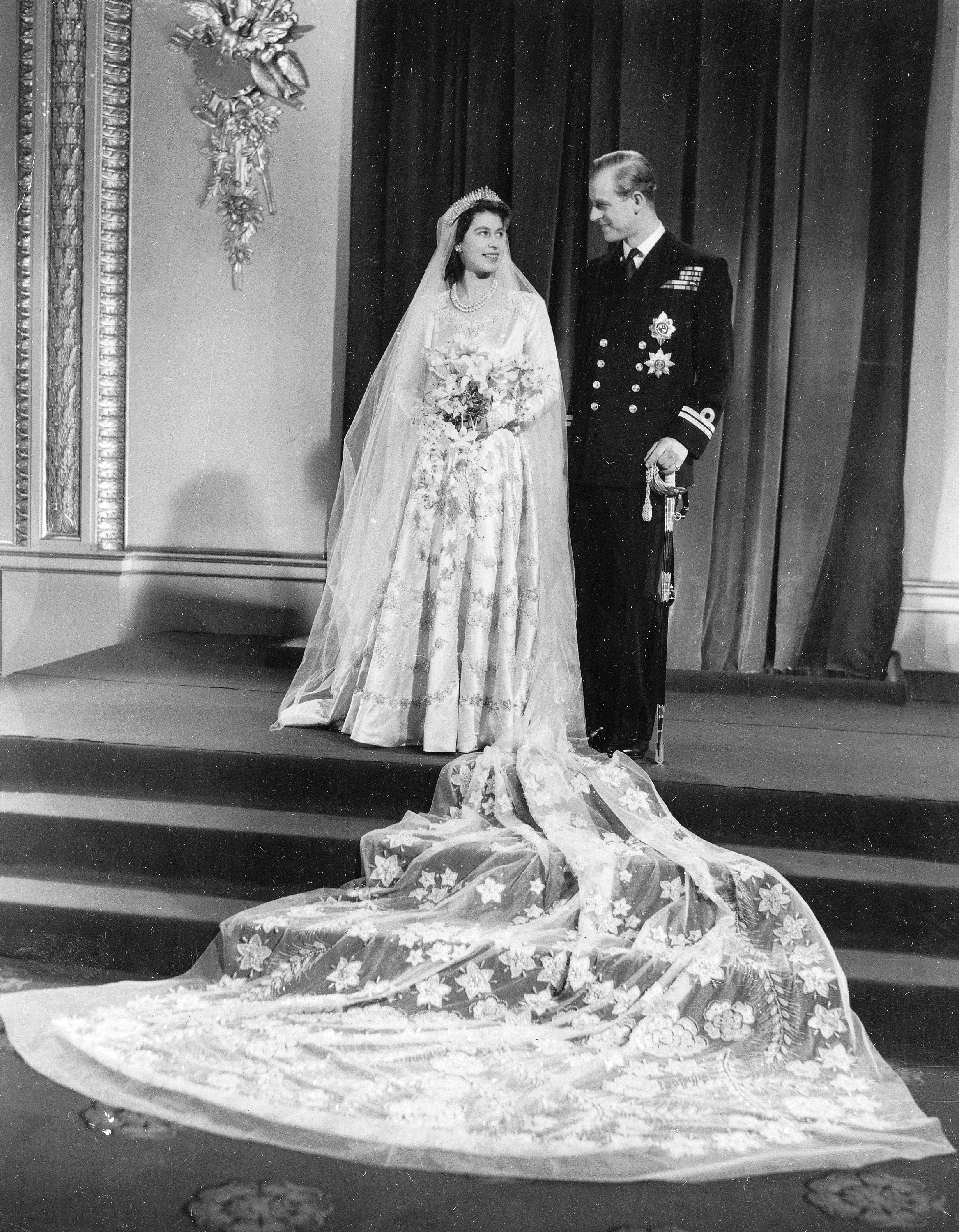 Vestido de noiva da Rainha Elizabeth