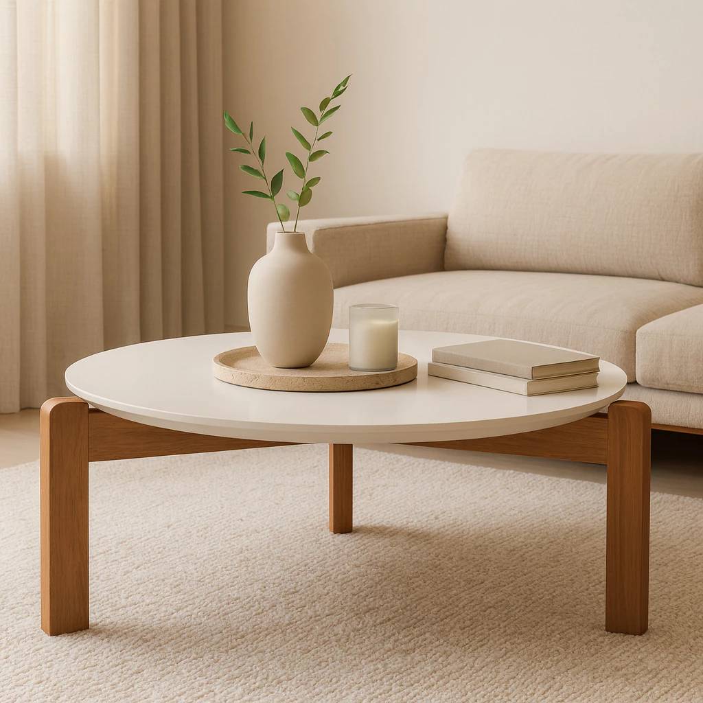 Mesa de centro para decorar a casa