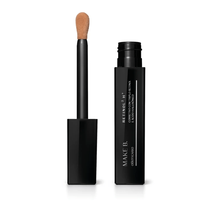 Corretivo L&iacute;quido Retinol 3H, de Make B.