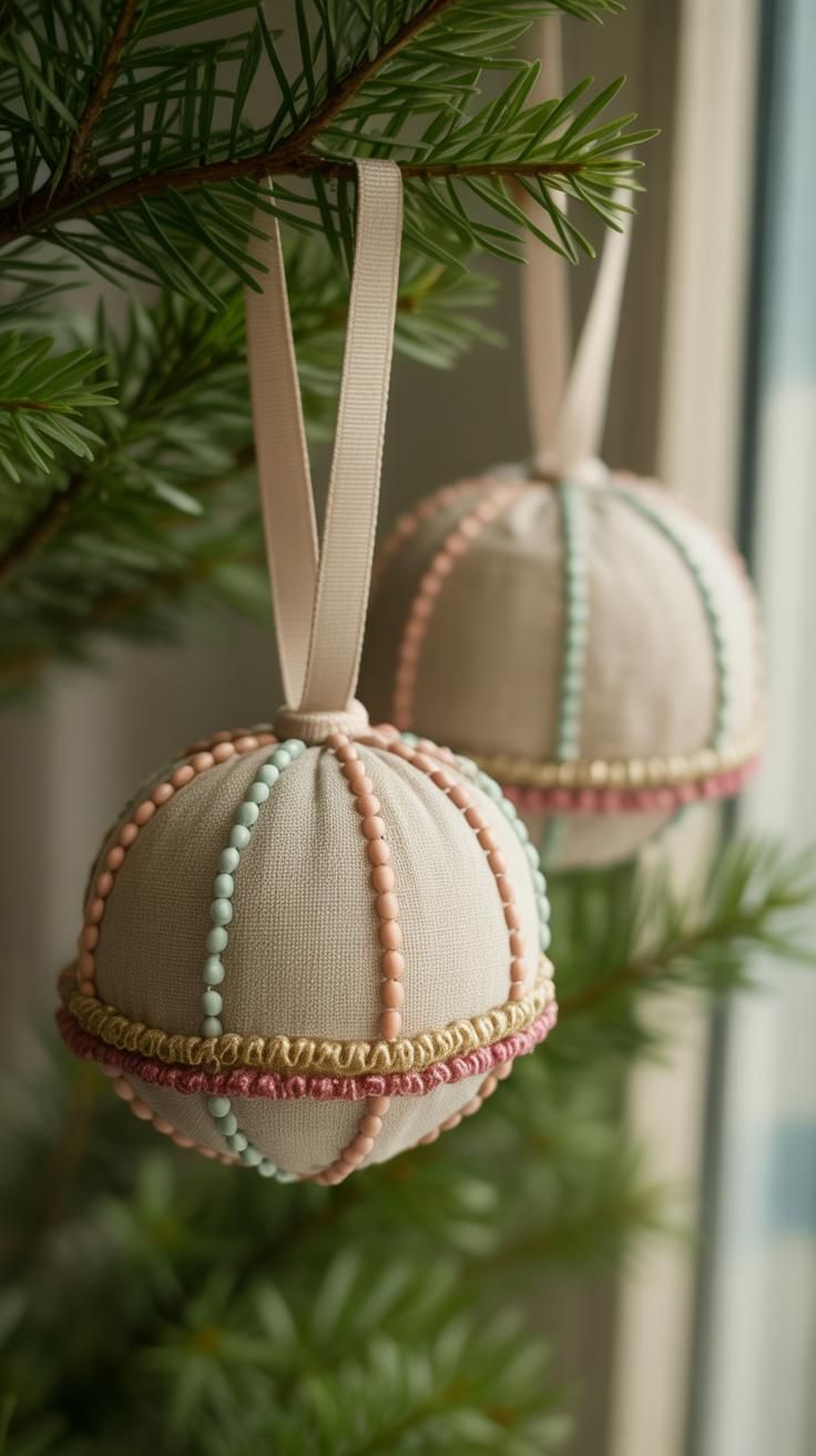 Imagem de bolas de natal com mi&ccedil;angas.