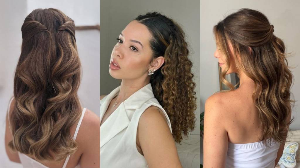 Cabelo semipreso: 9 ideias lindas e fáceis para arrasar na próxima festa