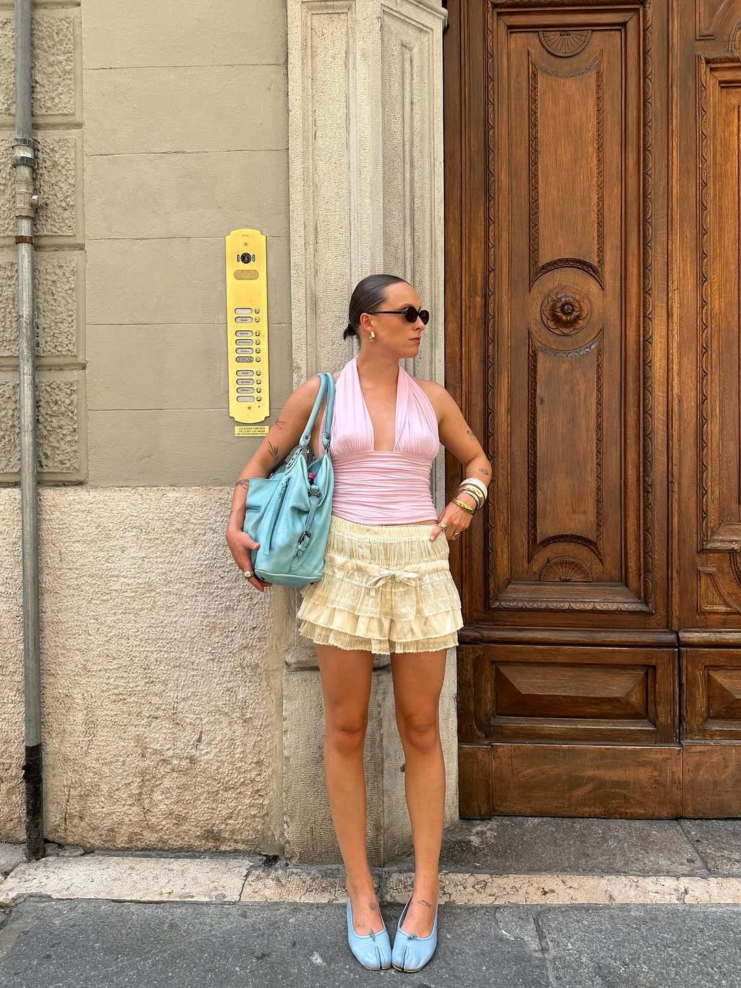 saia de babados para o ver&atilde;o