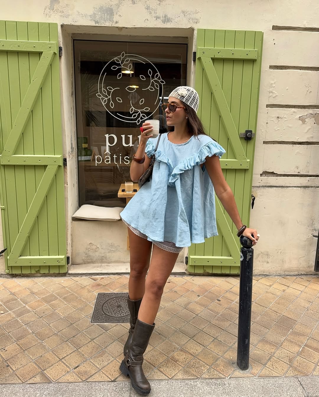 look curtinho com bata ampla