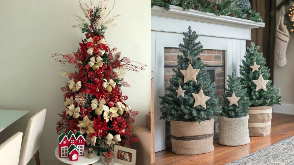 Árvore de Natal de mesa: 5 ideias lindas para decorar espaços pequenos