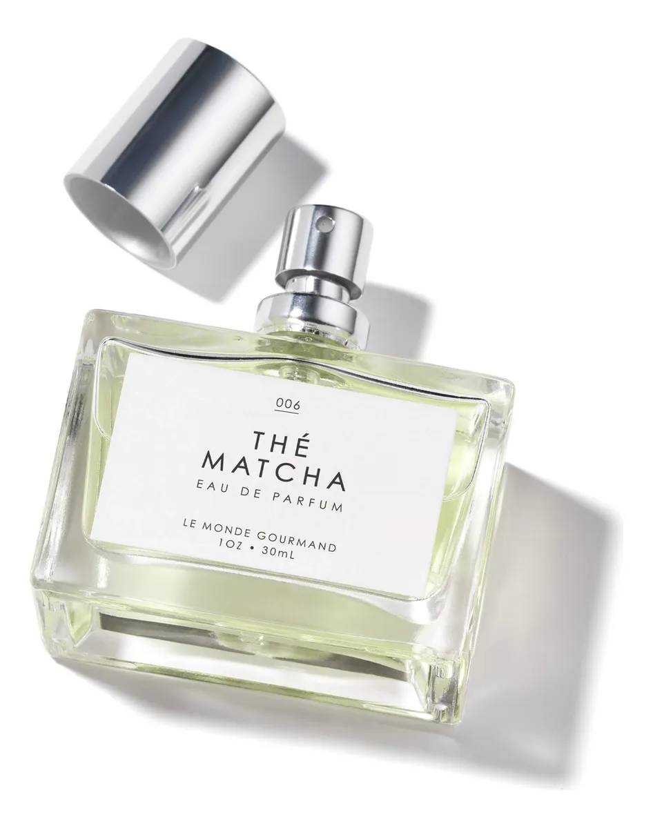 Foto de um perfume com matcha