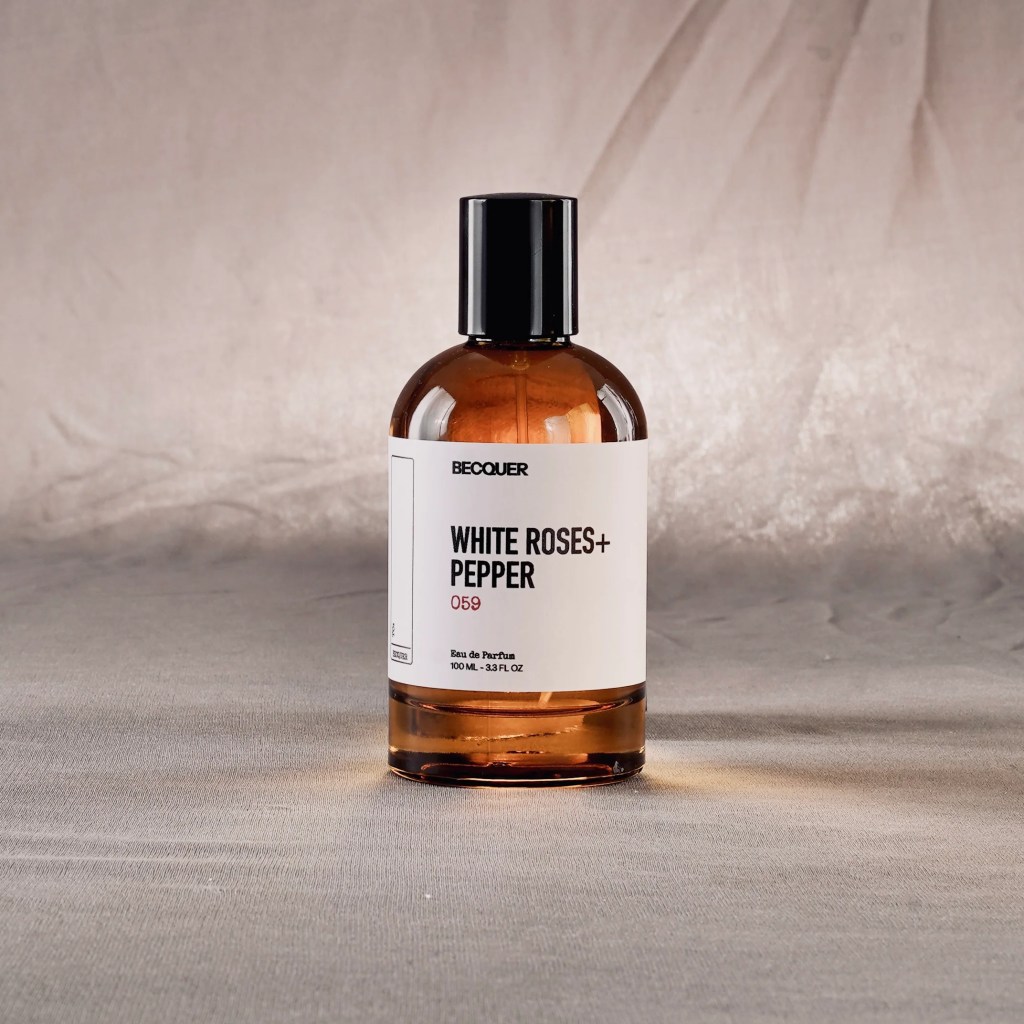 Imagem do perfume de nicho White Roses+Pepper | Eau de Parfum da Becquer.