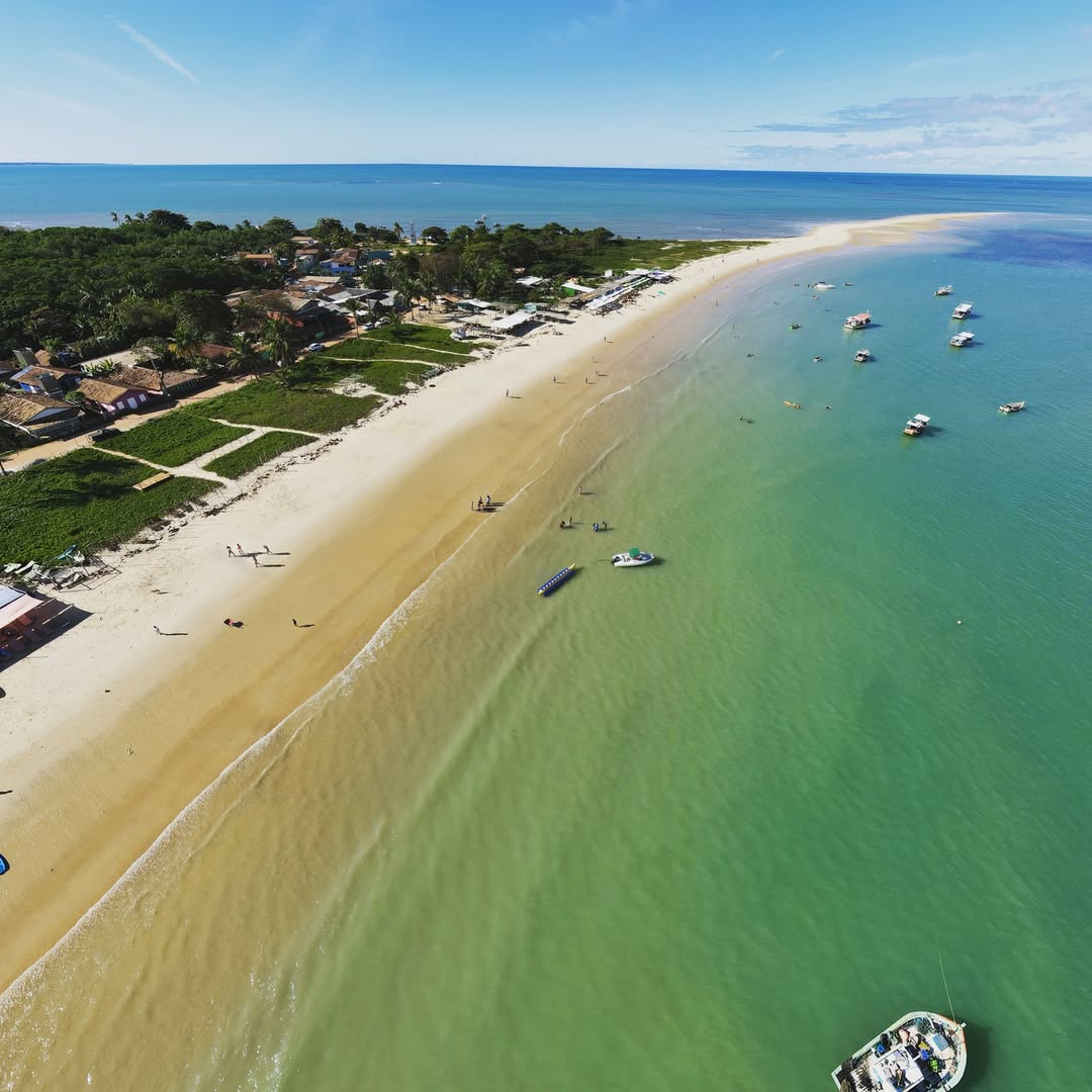 Imagem a&eacute;rea da Costa das Baleias