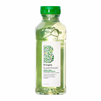 Shampoo com matcha para lavar o cabelo