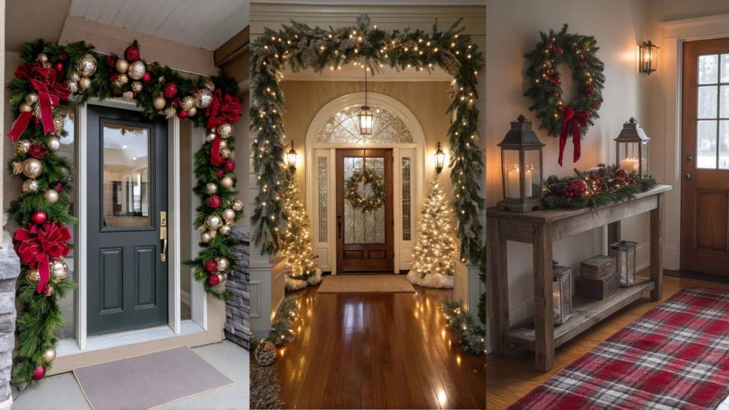 Como decora o hall de entrada para o Natal: 18 ideias simples e elegantes para receber bem