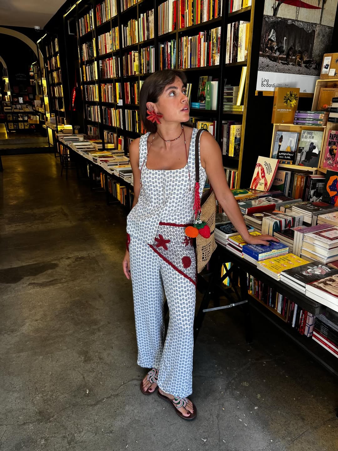 look estampado fresco para o Natal brasileiro