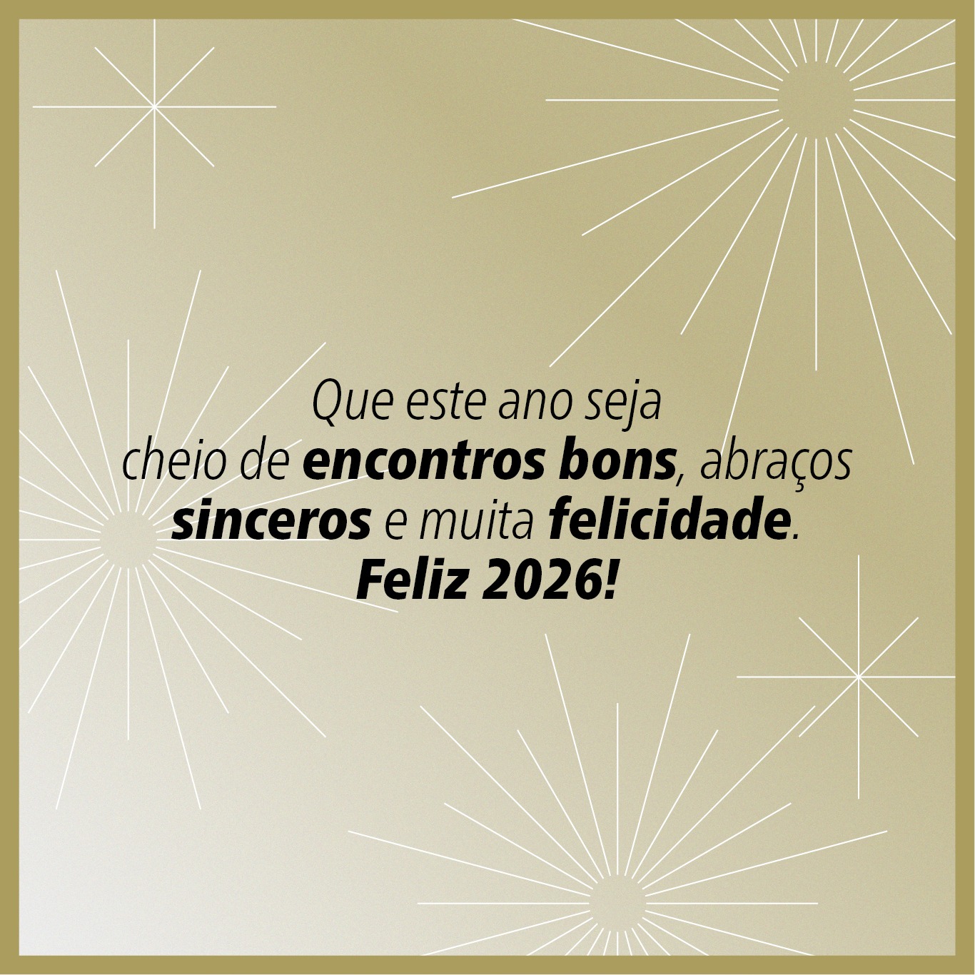 Mensagem de ano novo