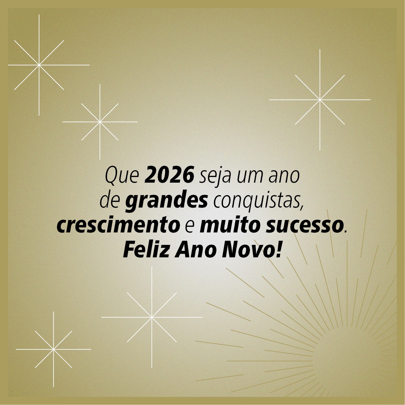 Mensagem de ano novo