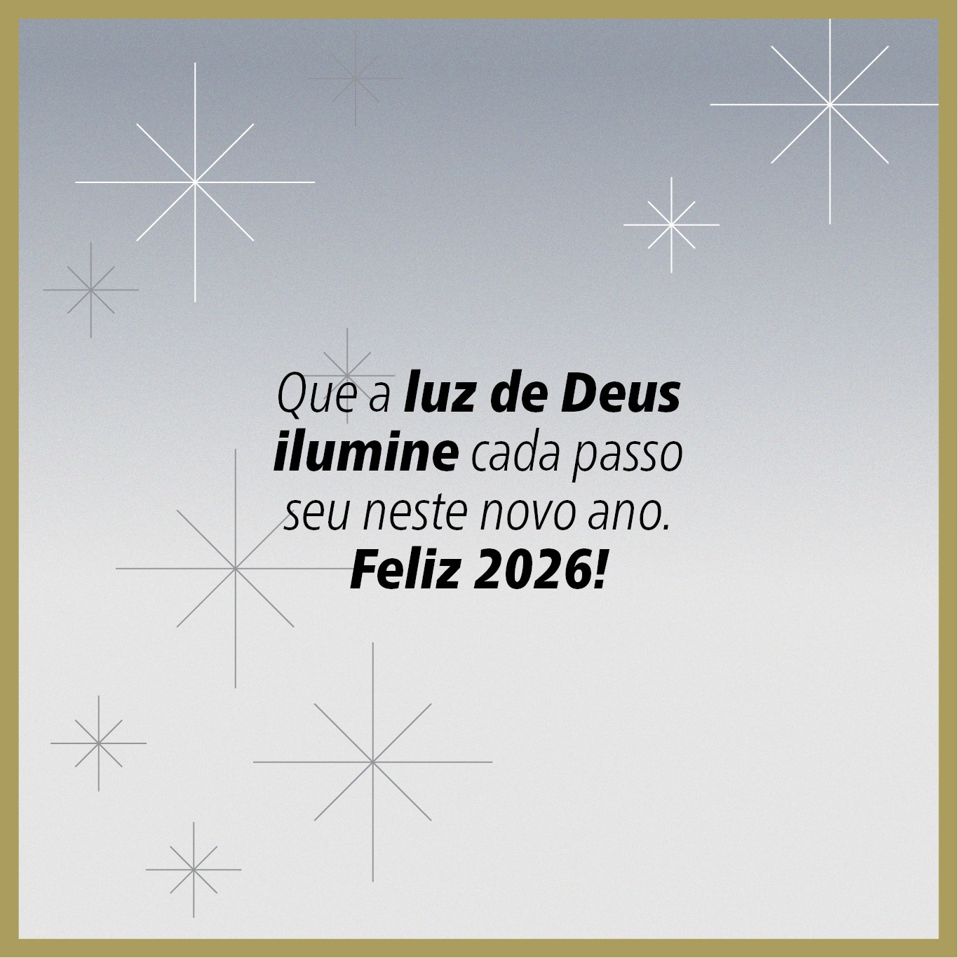 Mensagem de ano novo