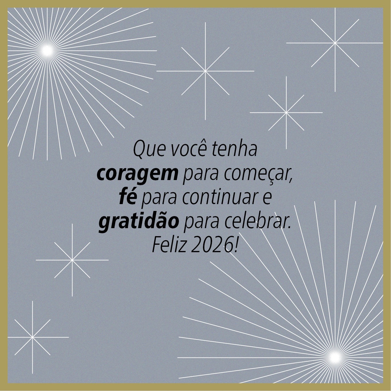 Mensagem de ano novo