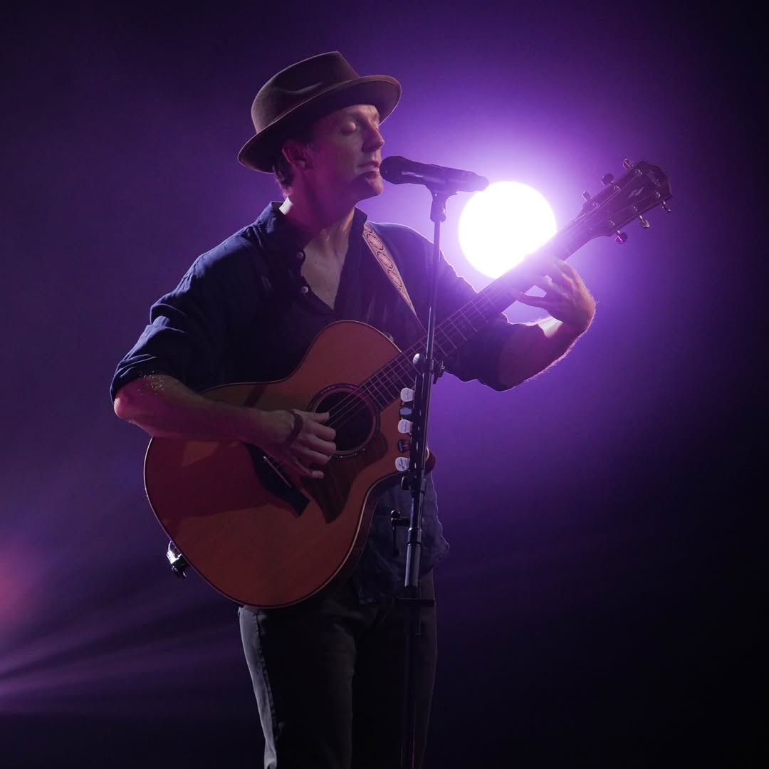 Imagem do cantor Jason Mraz ilustrando os shows internacionais do Brasil