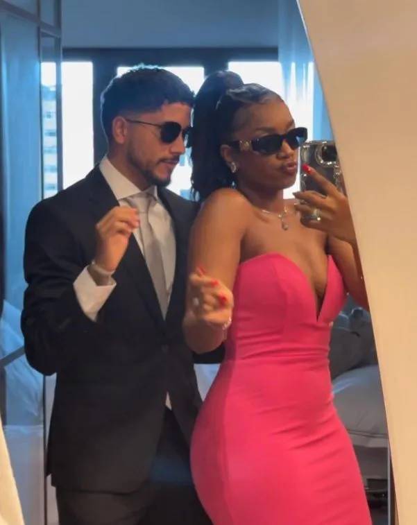 Imagem de IZA e Yuri Lima antes do primeiro t&eacute;rmino do relacionamento