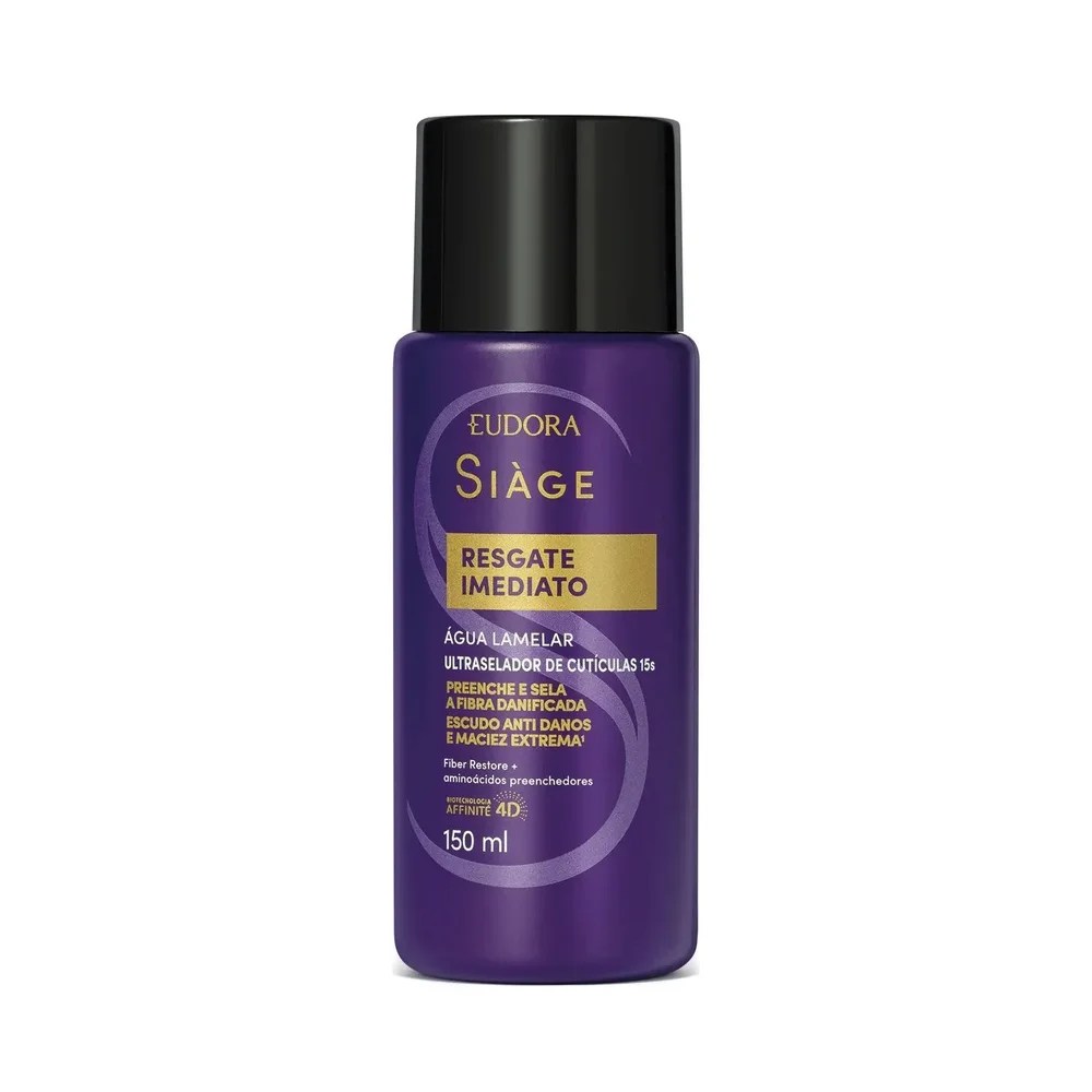 Imagem de embalagem preta de acidificante da Eudora