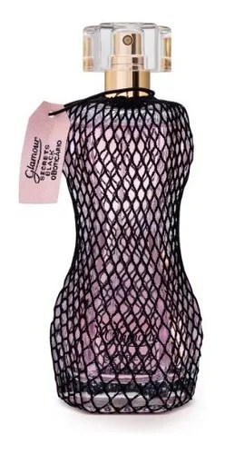 Perfume Glamour Secrets Black, fragr&acirc;ncia floral oriental adocicada feminina com perfil marcante e sensual.