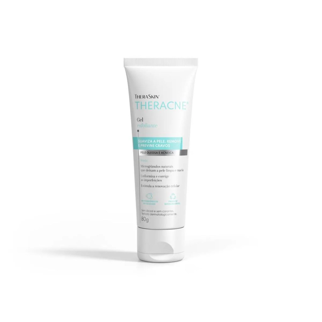 Embalagem do esfoliante facial da TheraSkin