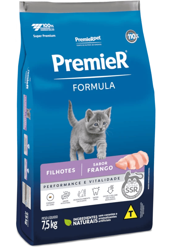 Ra&ccedil;&atilde;o PremieR F&oacute;rmula Super Premium para c&atilde;es adultos de ra&ccedil;as m&eacute;dias e grandes, desenvolvida com ingredientes nobres para promover vitalidade, sa&uacute;de intestinal e controle de peso.