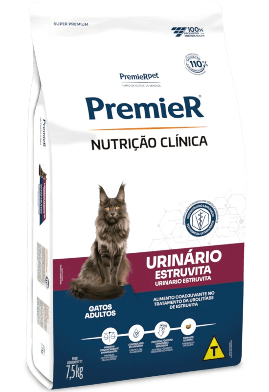 Embalagens de ra&ccedil;&atilde;o PremieR Nutri&ccedil;&atilde;o Cl&iacute;nica para c&atilde;es adultos, com f&oacute;rmulas espec&iacute;ficas para diabetes e dietas hipoalerg&ecirc;nicas, indicadas como suporte nutricional para a sa&uacute;de canina.