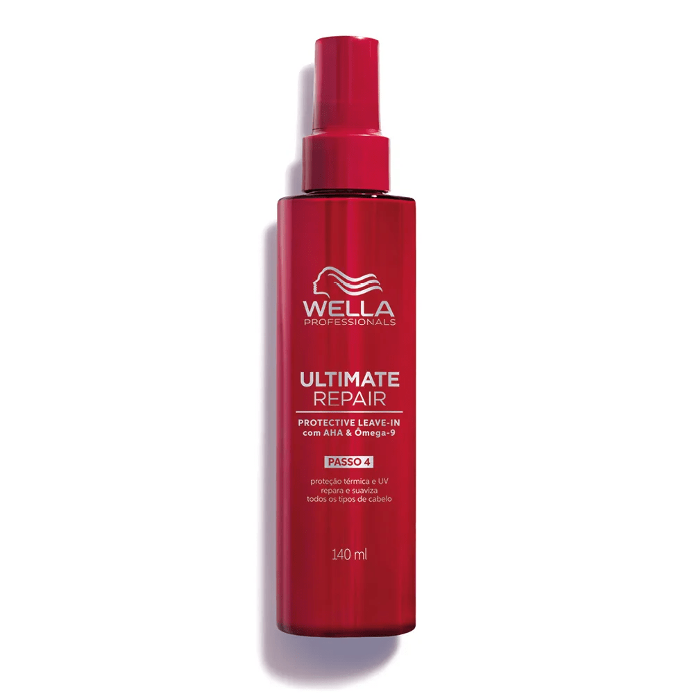 Protetor t&eacute;rmico Wella Ultimate Repair para cabelo cacheado