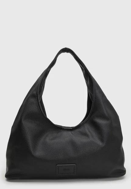 Bolsa de couro preta