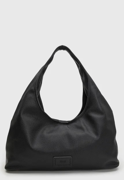 Bolsa de couro preta