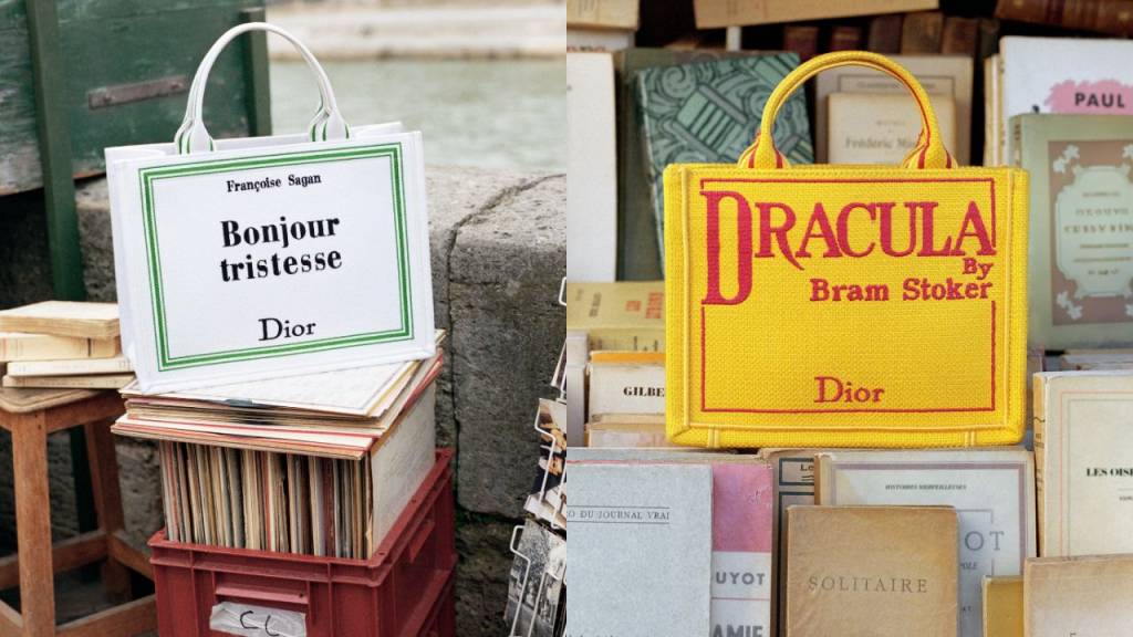 Dior transforma capas de livros icônicos em bolsas; veja fotos