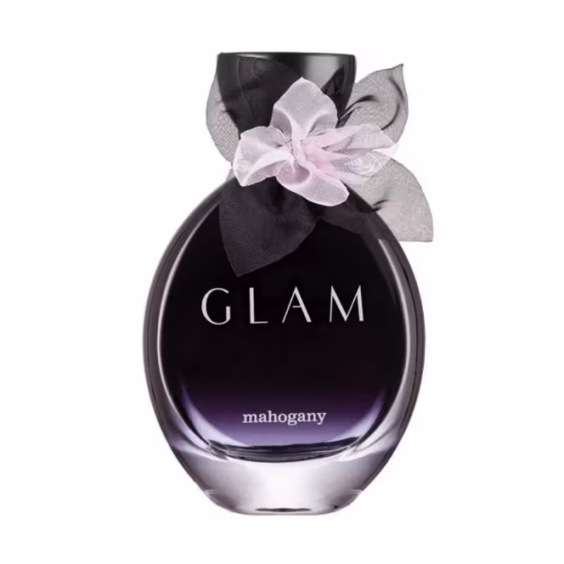 Imagem de perfume da Mahogany em embalagem preta