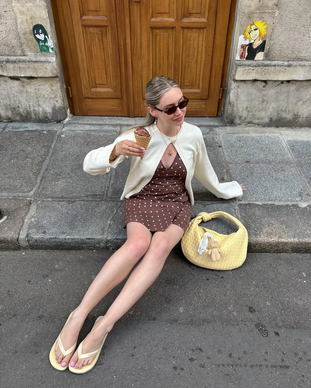 Look delicado com havaianas