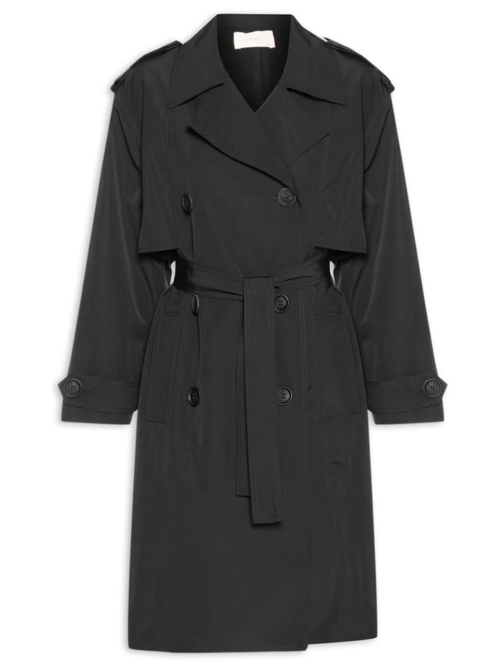 Trench coat preto