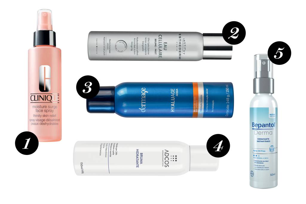 Testamos: 5 hidratantes faciais em spray para uma pele radiante