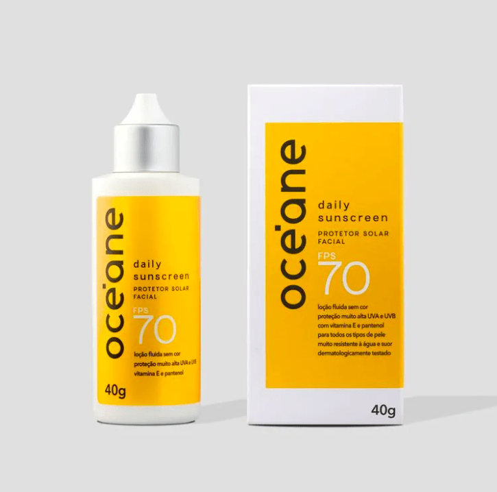 Protetor solar FPS 70, de Oc&eacute;ane