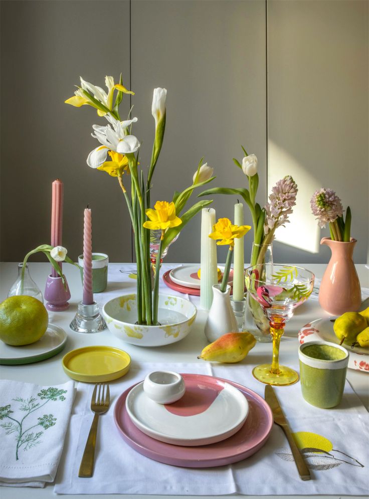 Ideias de arranjos de flores para a P&aacute;scoa