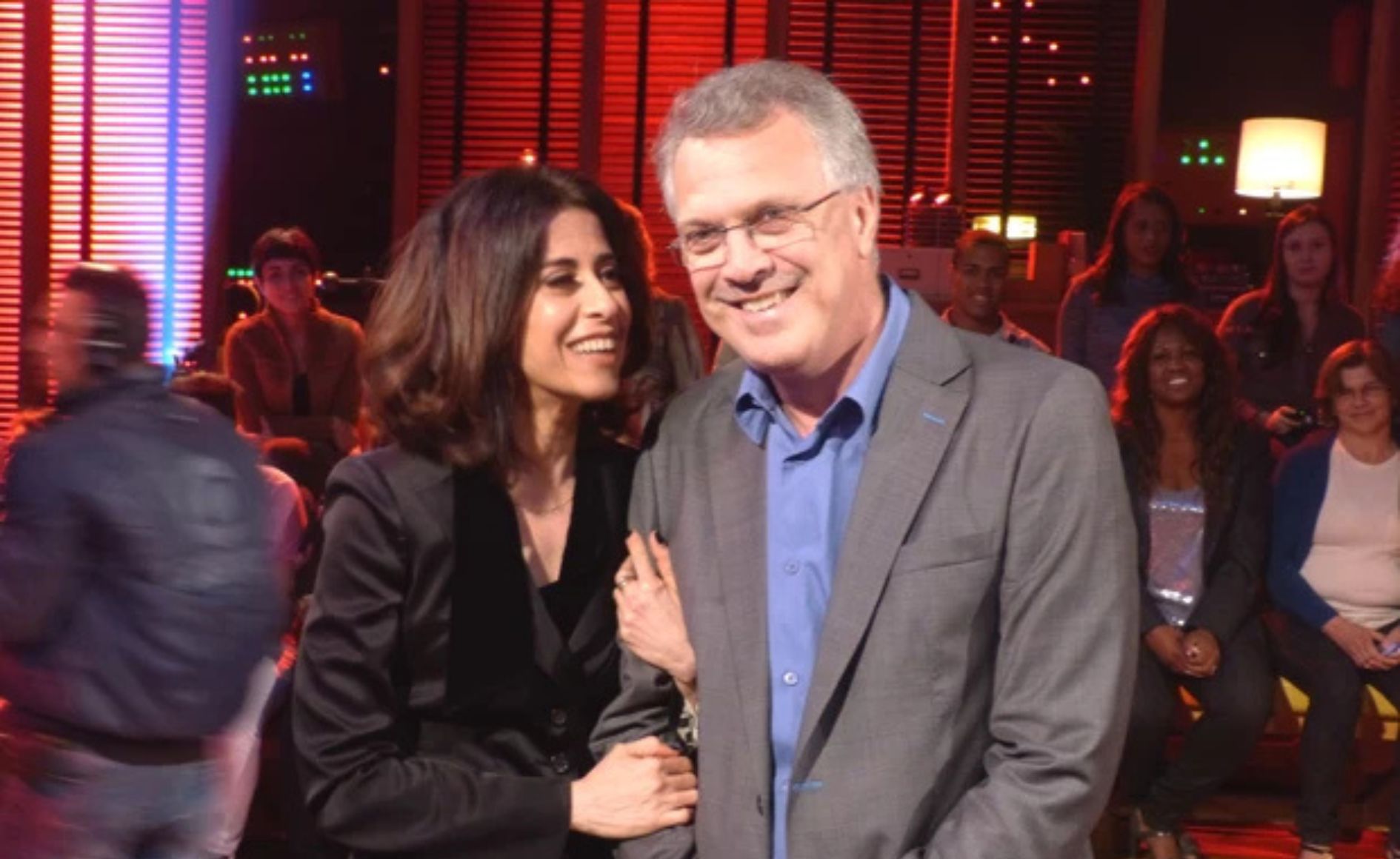 Foto de Bial e Fernanda Torres juntos