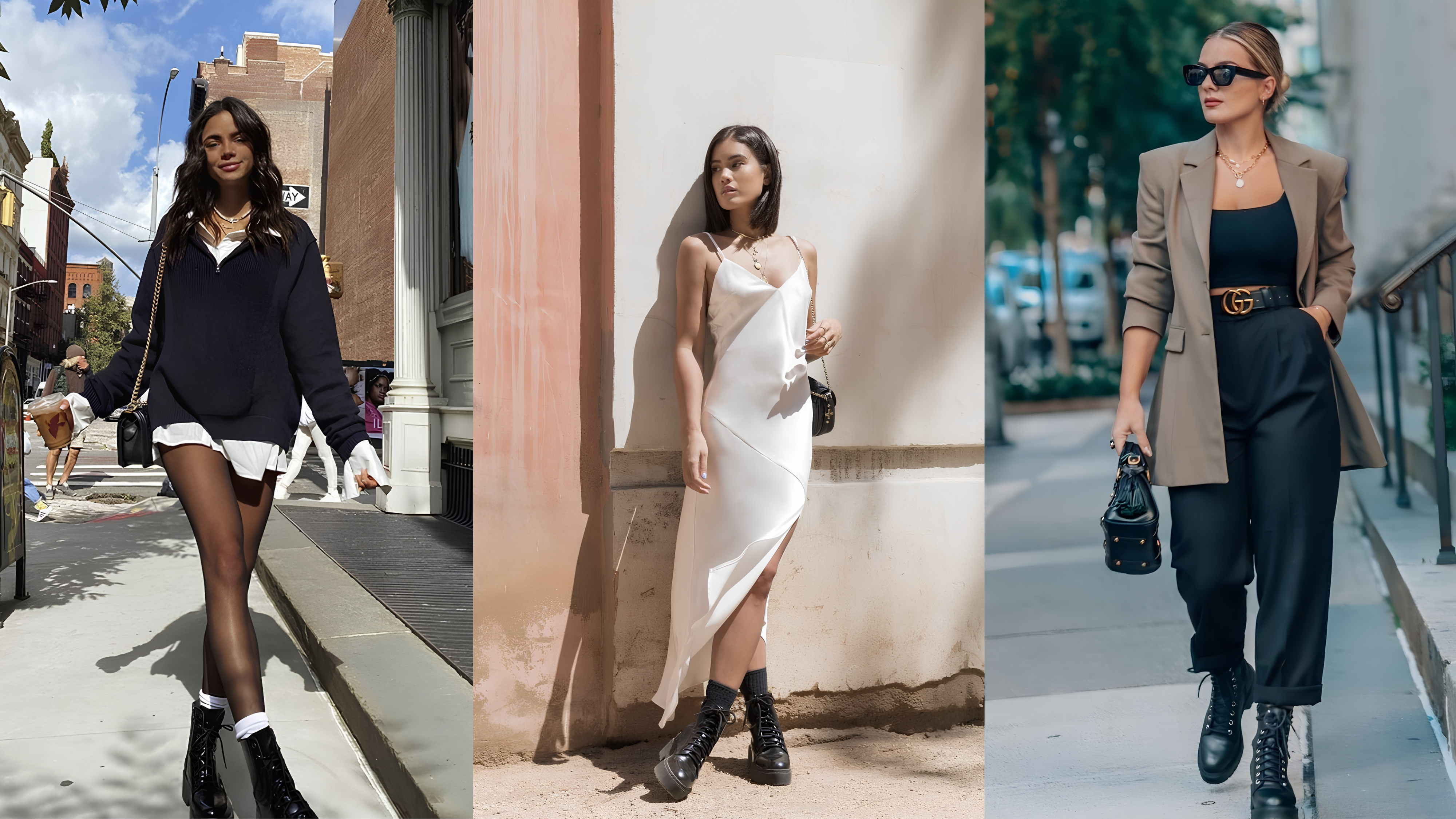 12 looks com coturno preto que fazem você parecer mais alta