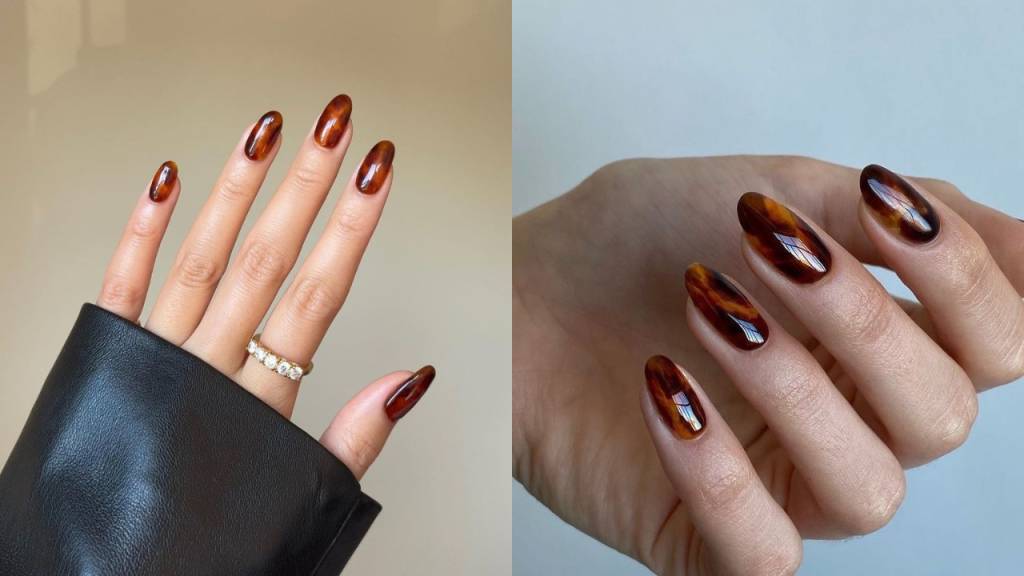 Tortoise Shell Nails