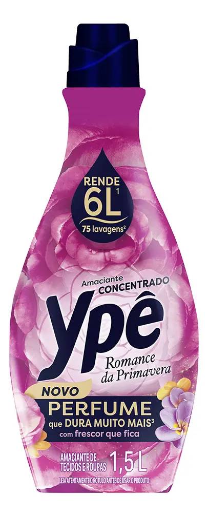 Produto amaciante de embalagem rosa