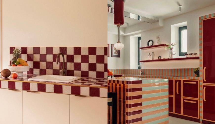 Bancada de azulejo volta à moda e transforma cozinhas com charme retrô