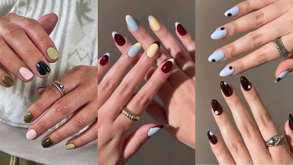7 ideias de unhas multicoloridas que estão dominando os salões em 2026
