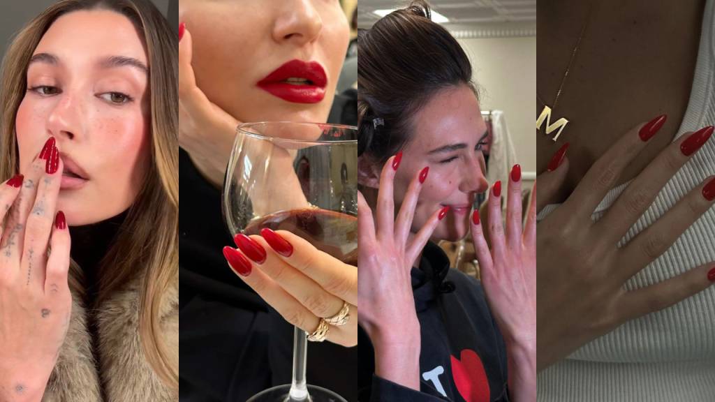 7 unhas em gel vermelhas que são tendência e vão dominar os salões