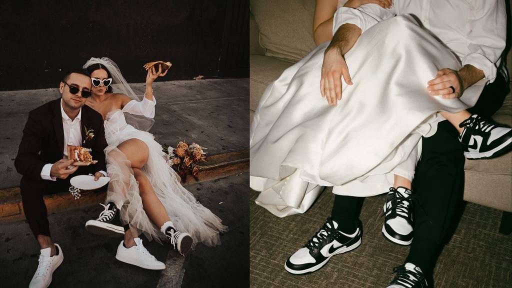 Tênis no casamento: 5 inspirações para noivas que querem fugir do salto