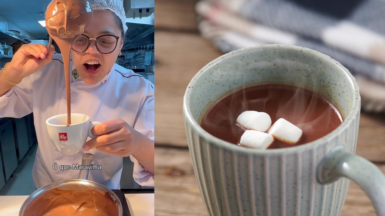 Esta receita de chocolate quente de liquidificador da campeã do MasterChef rende muito