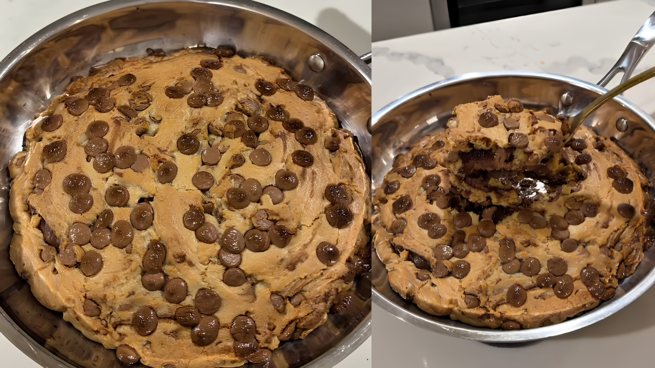 Cookie de frigideira recheado: receita com Nutella é perfeita para os dias frios