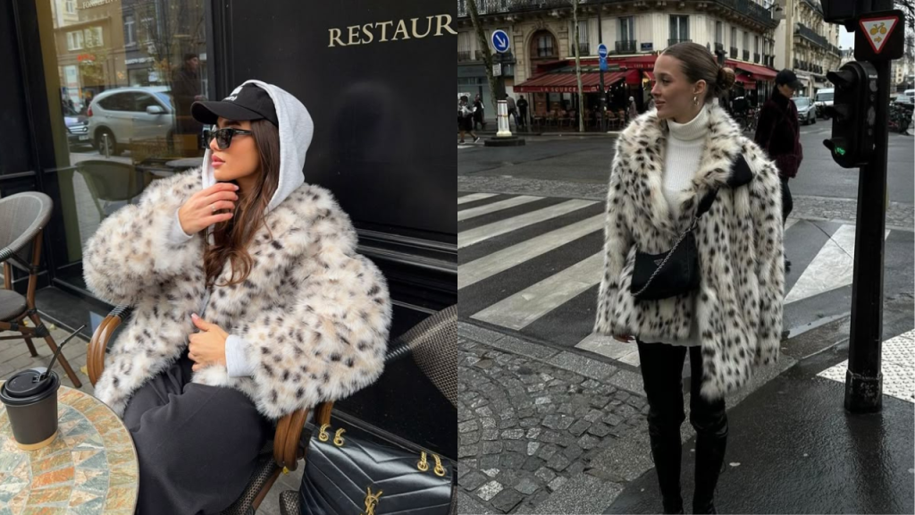Snow leopard: 5 looks elegantes com a estampa tendência do inverno 2026